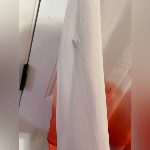 Ombré white and orange Blouse - Picture 4 of 5